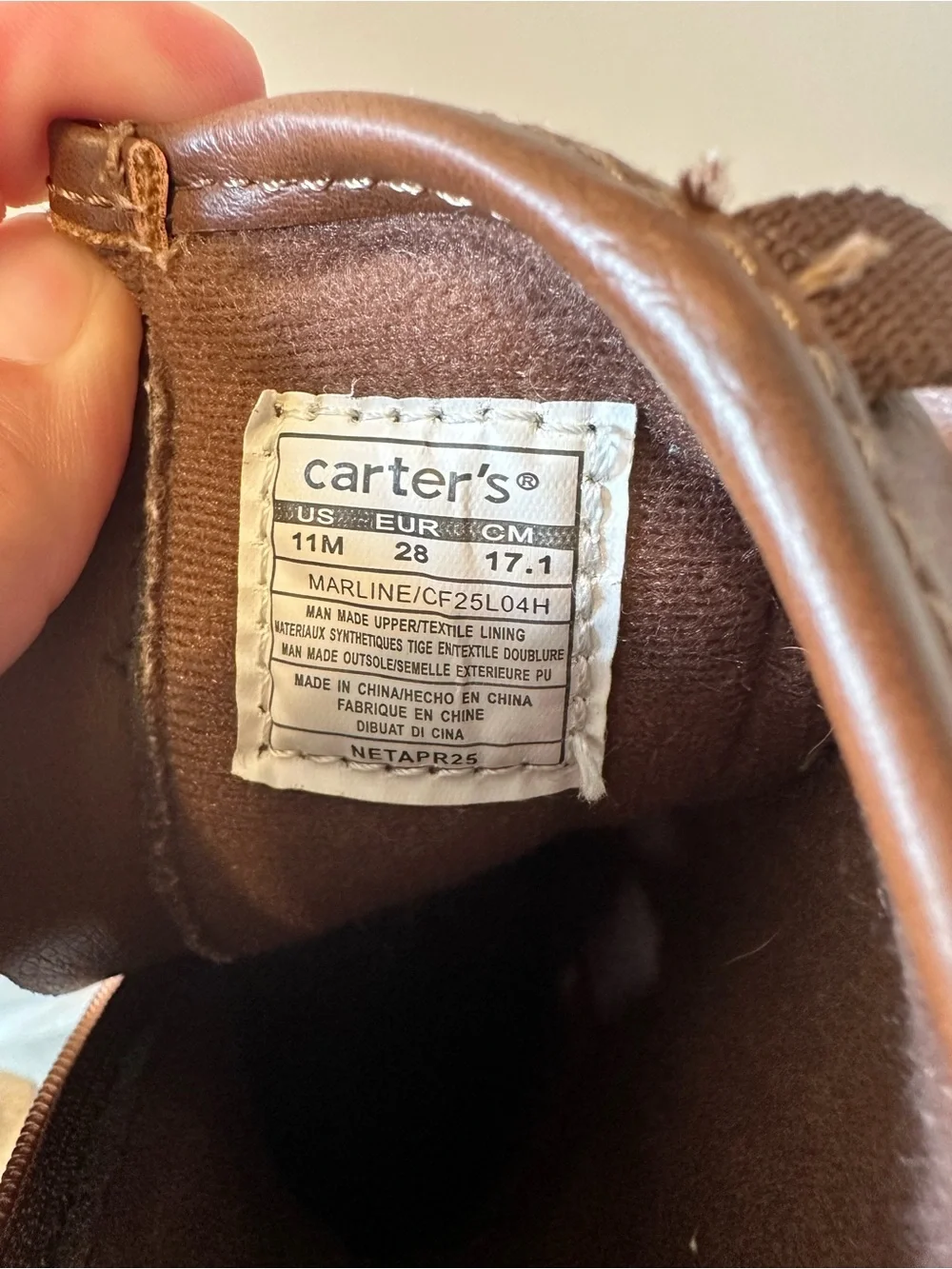 Carters classic brown